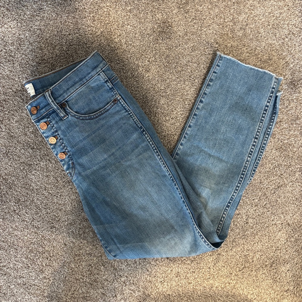 J. Crew Button Front Jeans